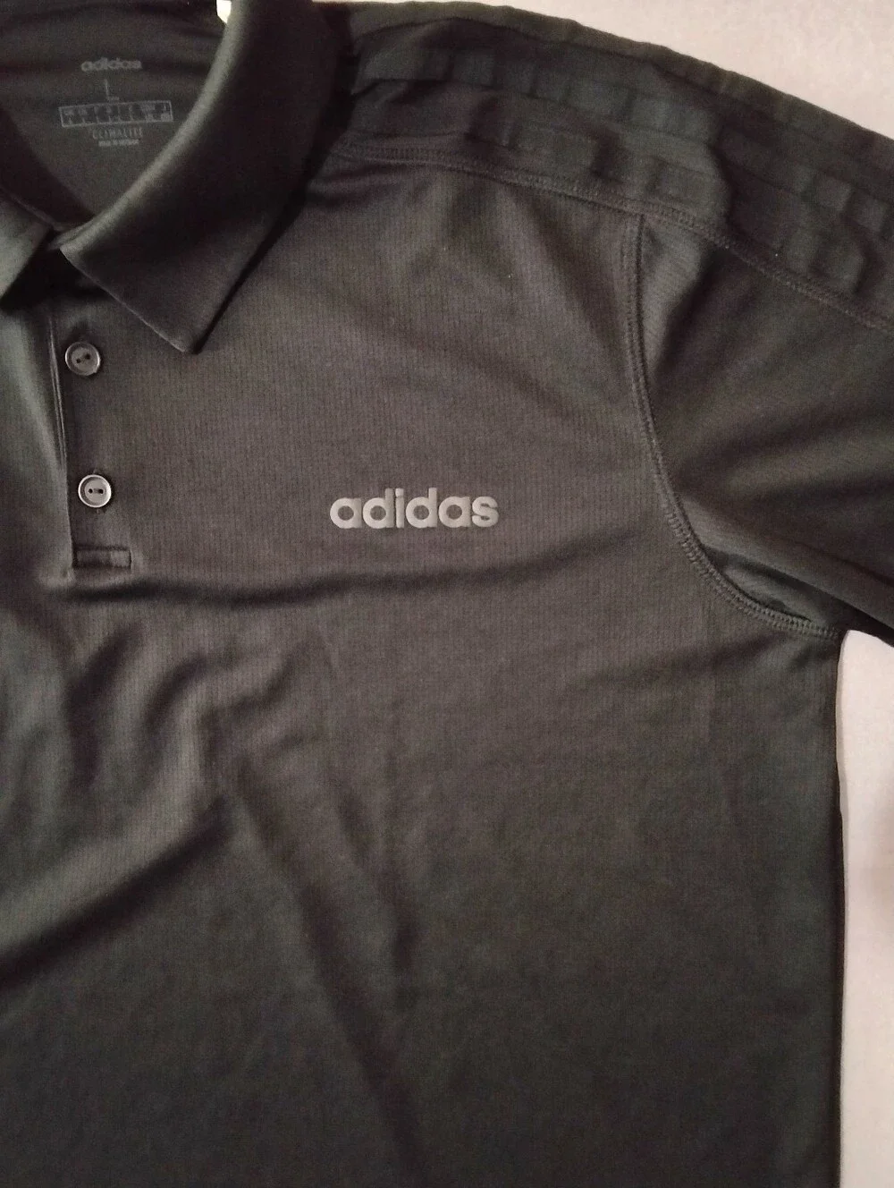 Adidas Design 2 Move 3-Stripes Lightweight Training Golf Polo Shirt Black